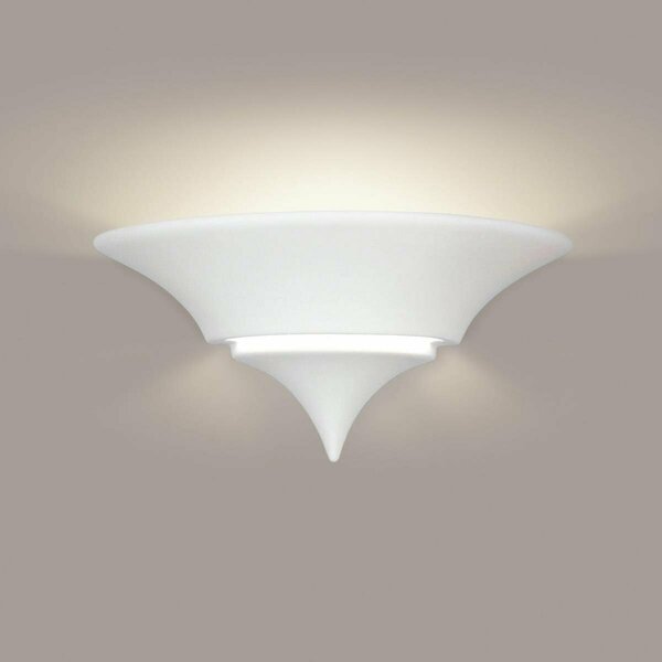 A19 Lighting Atlantis Wall Sconce, Bisque 401-1LEDE26